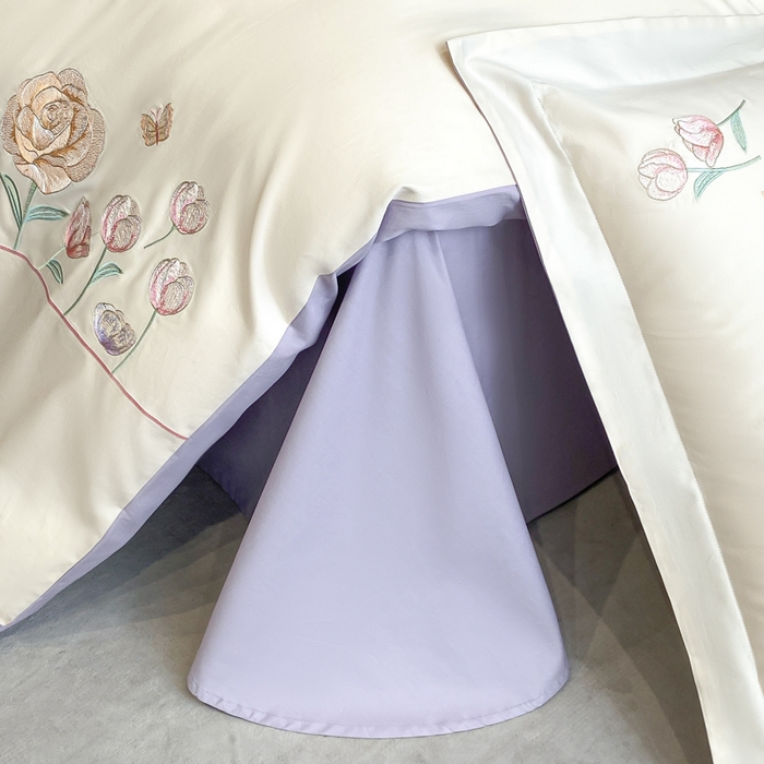 91家纺网 家纺一手货源 找家纺 （总）桃园 新款纯棉全棉长绒棉刺绣绣花高端礼盒初暖系列四件套