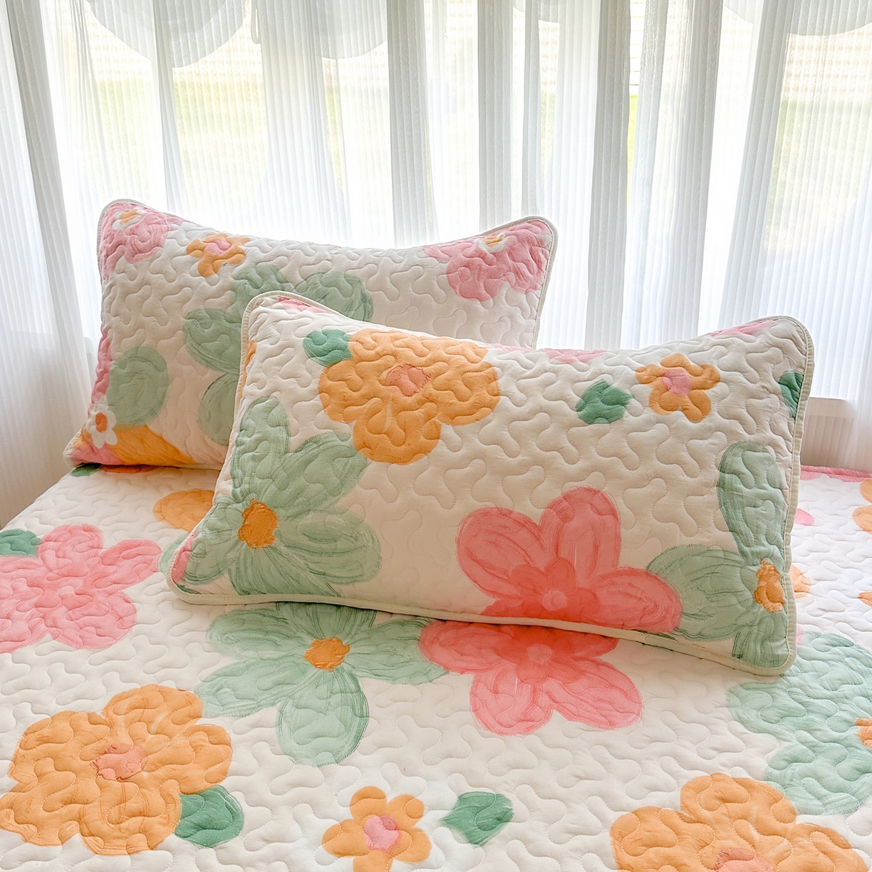 91家纺网 家纺一手货源 找家纺 （总）笠裙家纺 2025新款磨毛【夹棉】S边单件三件套韩版防滑床裙