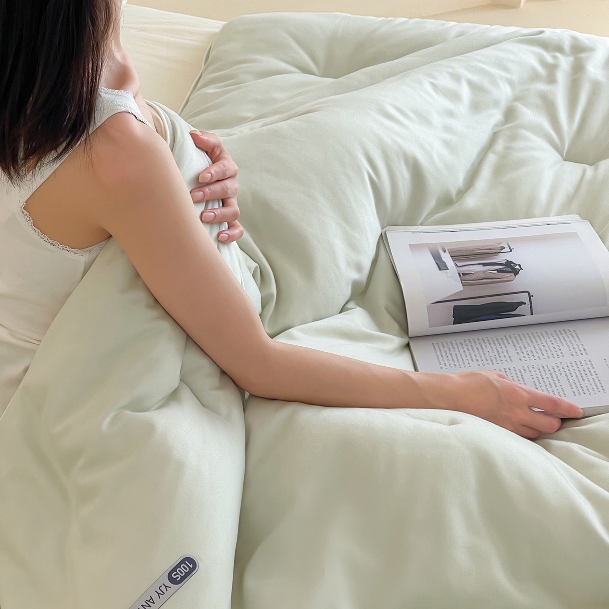 91家纺网 家纺一手货源 找家纺 （总）一加一 2025新款有氧棉艾阳绒中科抗菌被子被芯