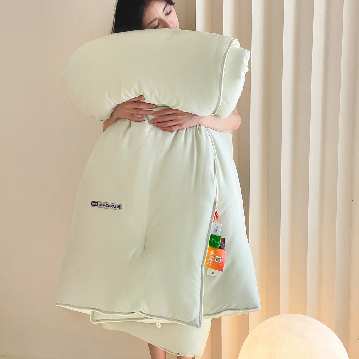 91家纺网 家纺一手货源 找家纺 （总）一加一 2025新款有氧棉艾阳绒中科抗菌被子被芯