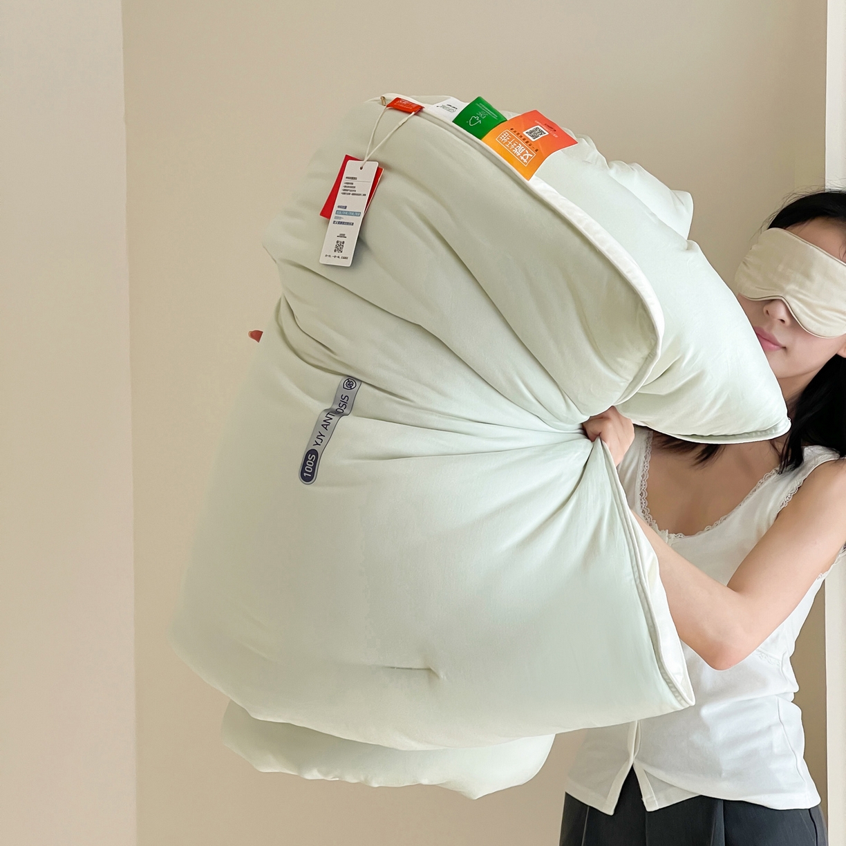 91家纺网 家纺一手货源 找家纺 （总）一加一 2025新款有氧棉艾阳绒中科抗菌被子被芯