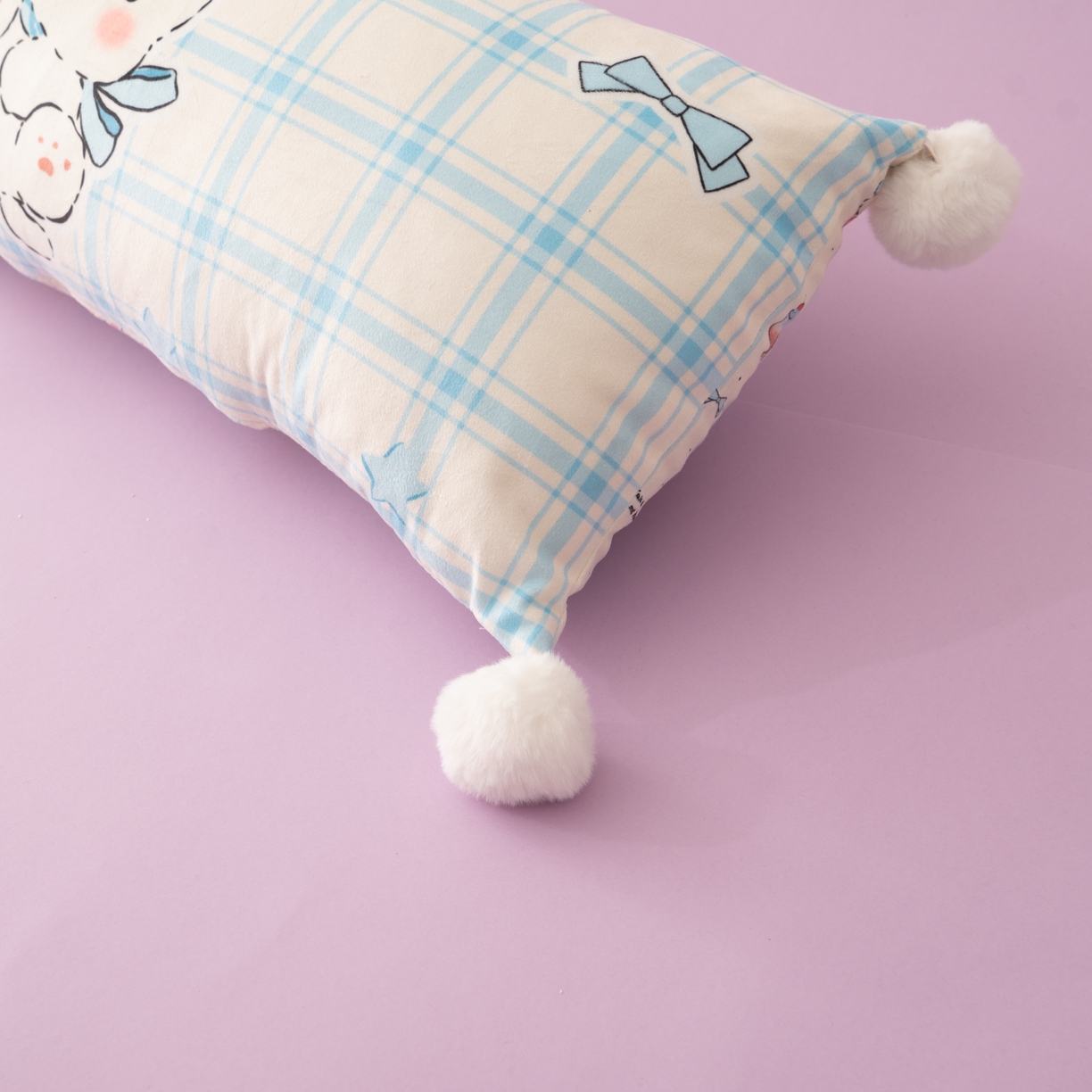 91家纺网 家纺一手货源 找家纺 （总）博笔熊 2025新款双面多功能卡通长条枕头枕芯抱枕靠垫靠枕