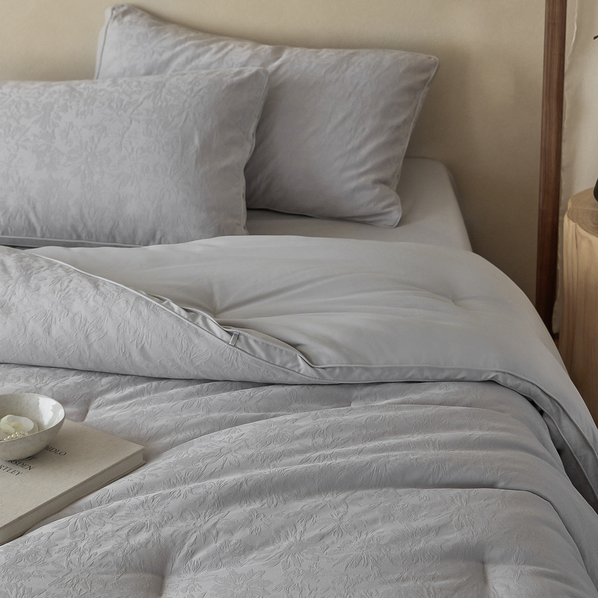 91家纺网 家纺一手货源 找家纺 （总）一加一 2025新款全棉提花航天恒温抗菌被子被芯