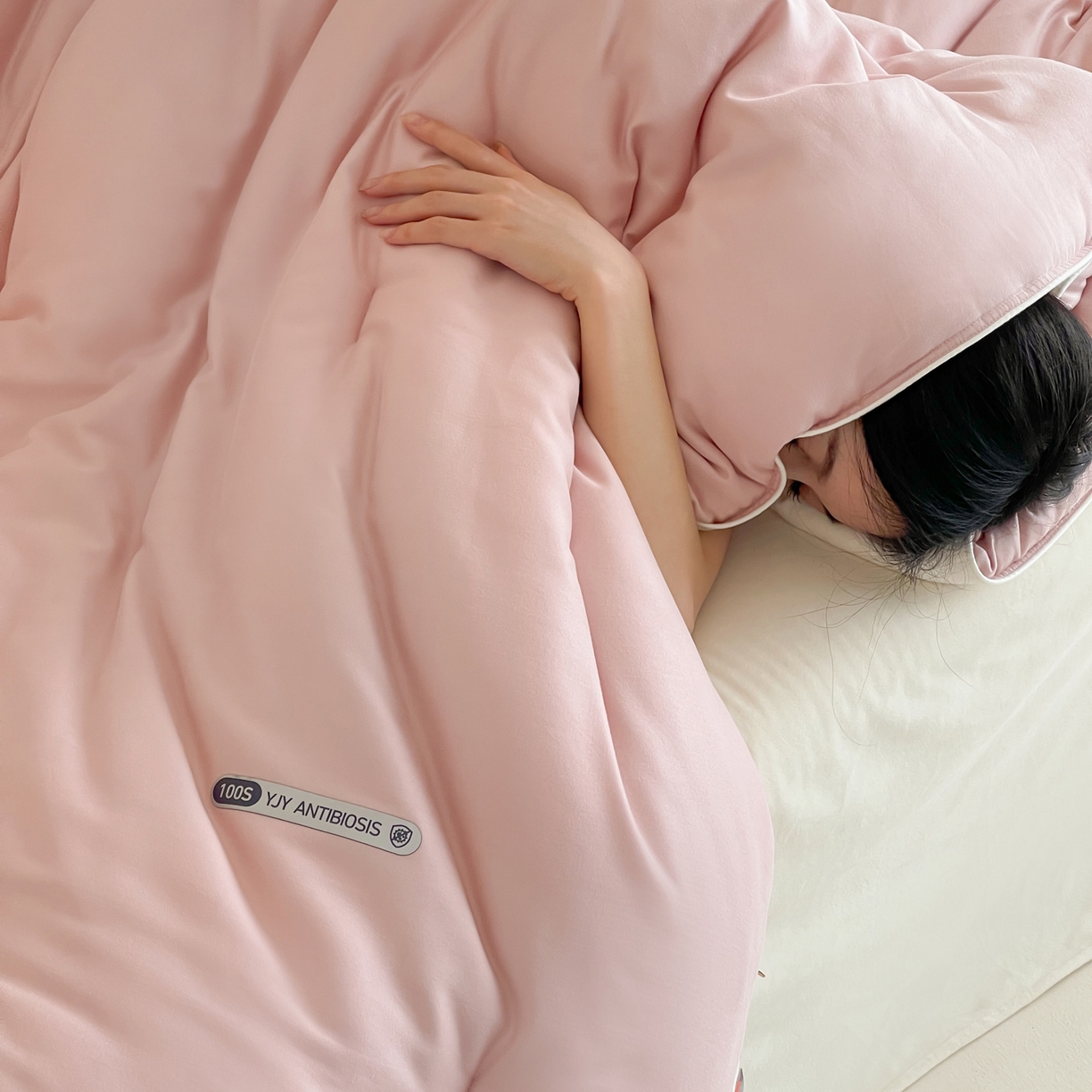 91家纺网 家纺一手货源 找家纺 一加一 2025新款有氧棉艾阳绒中科抗菌被子被芯 罗兰-紫