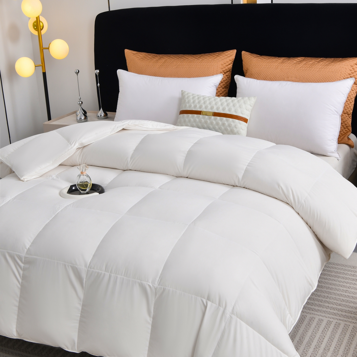 91家纺网 家纺一手货源 找家纺 （总）棠婷  2025新款100支柔赛丝立体羽绒被