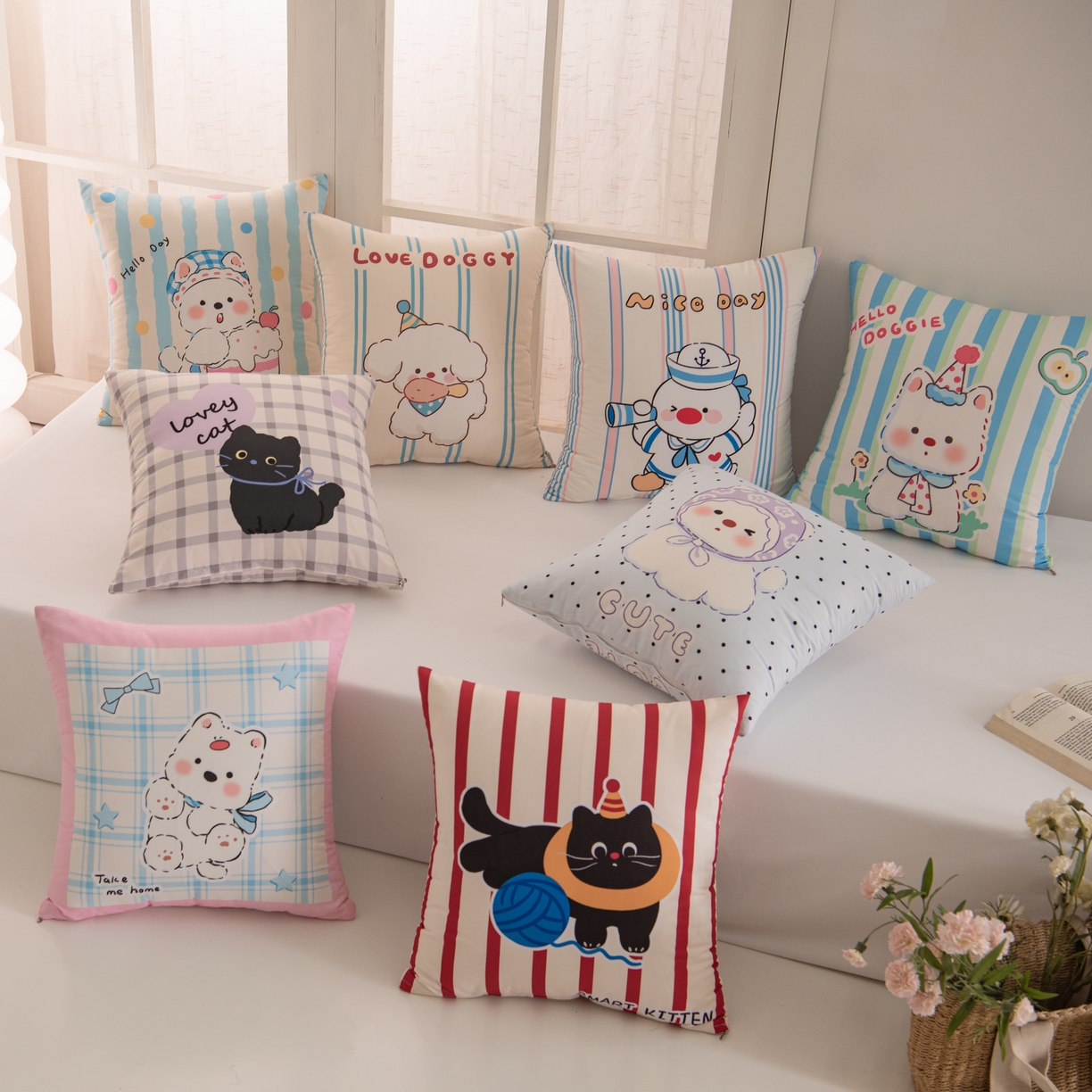 91家纺网 家纺一手货源 找家纺 （总）博笔熊家纺 2024新款圣诞椅子坐垫