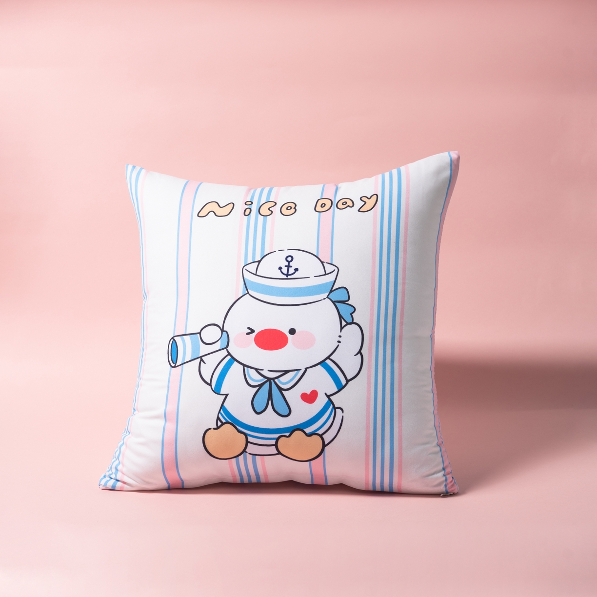 91家纺网 家纺一手货源 找家纺 （总）博笔熊 2025新款卡通抱枕方正靠垫靠枕