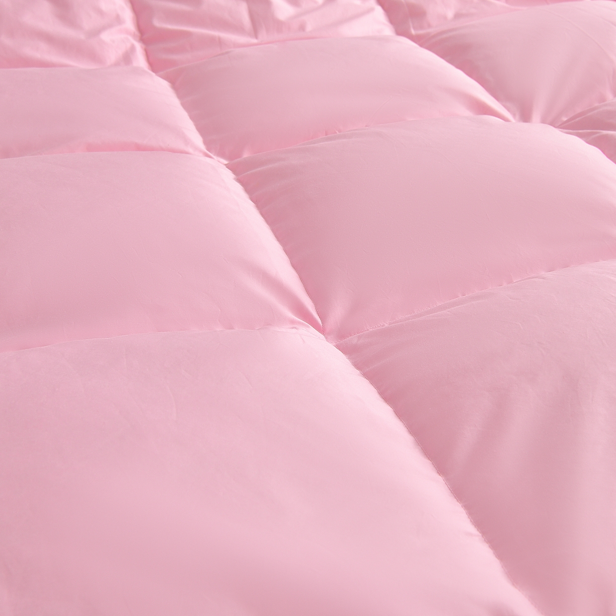 91家纺网 家纺一手货源 找家纺 棠婷  2025新款100支柔赛丝立体羽绒被 粉色