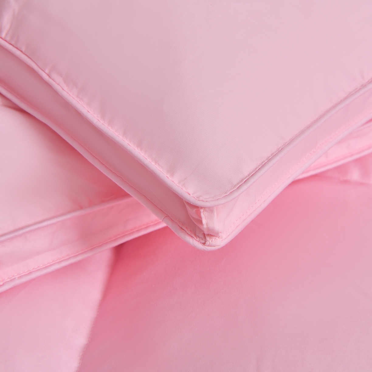 91家纺网 家纺一手货源 找家纺 棠婷  2025新款100支柔赛丝立体羽绒被 粉色