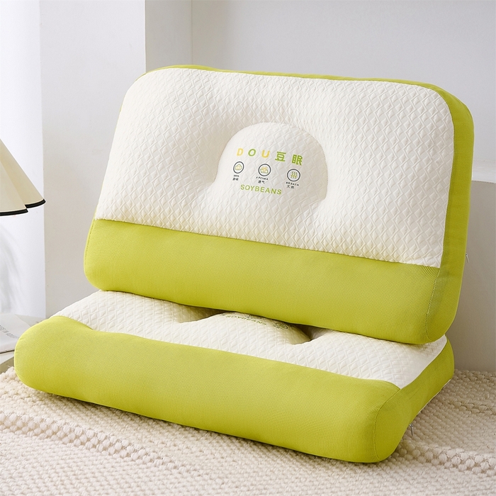 91家纺网 家纺一手货源 找家纺 （总）大熊枕芯 2025新款豆眠牵引护颈枕枕头枕芯