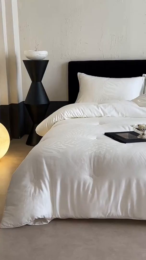 91家纺网 家纺一手货源 找家纺 一加一 2025新款满提彩丝蚕丝大豆抗菌被子被芯 酷熊