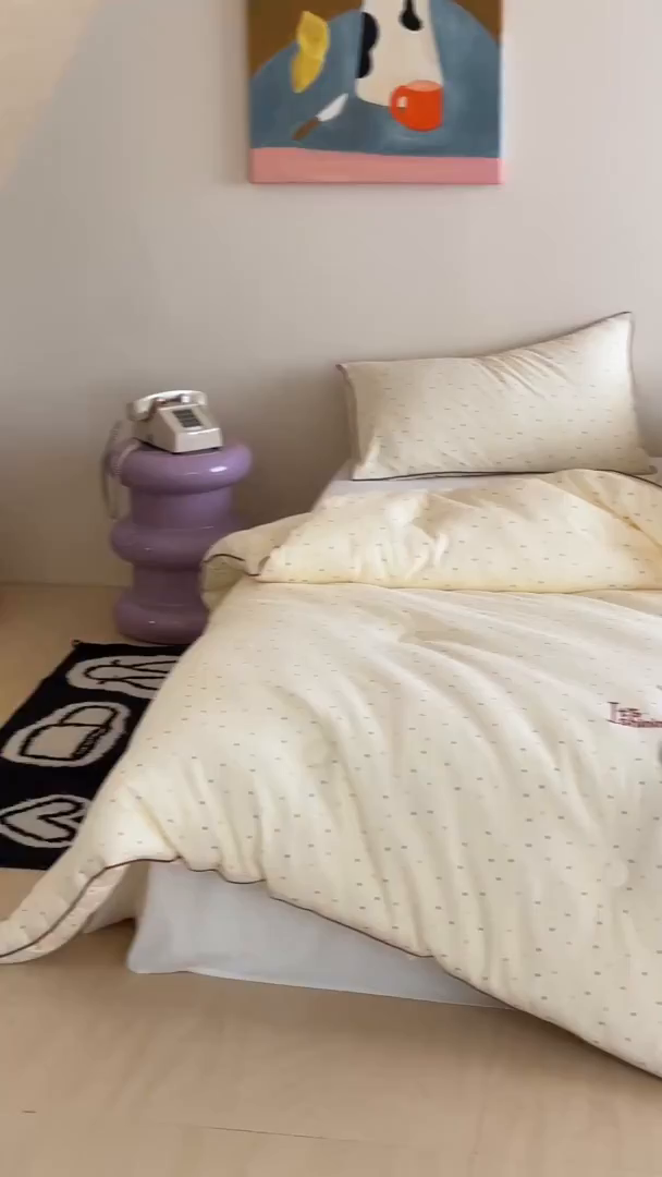 91家纺网 家纺一手货源 找家纺 （总）一加一 2025新款A类双层纱卡通贴布绣大豆被芯