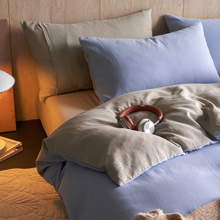 91家纺网 家纺一手货源 找家纺 （总）千朵森 2025新款全棉磨毛A类色织提花磨毛四件套-简色