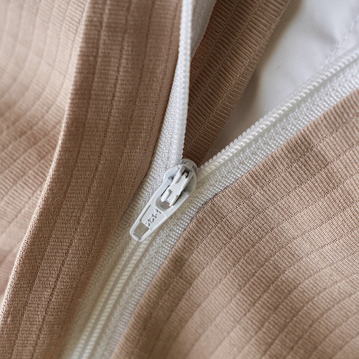 91家纺网 家纺一手货源 找家纺 千朵森 2025新款全棉磨毛A类色织提花磨毛四件套-简色 裸粉香槟