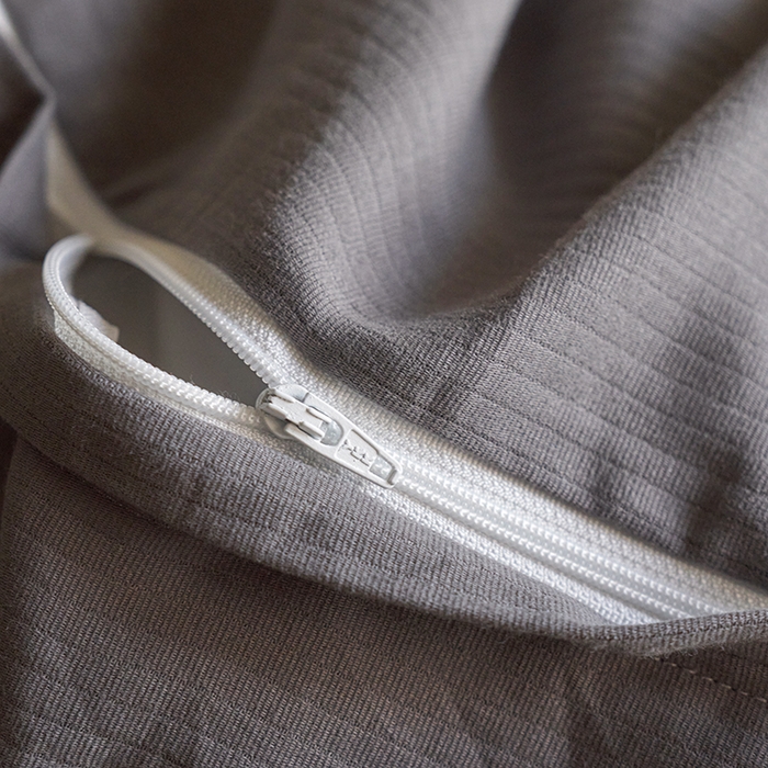 91家纺网 家纺一手货源 找家纺 千朵森 2025新款全棉磨毛A类色织提花磨毛四件套-简色 银河灰