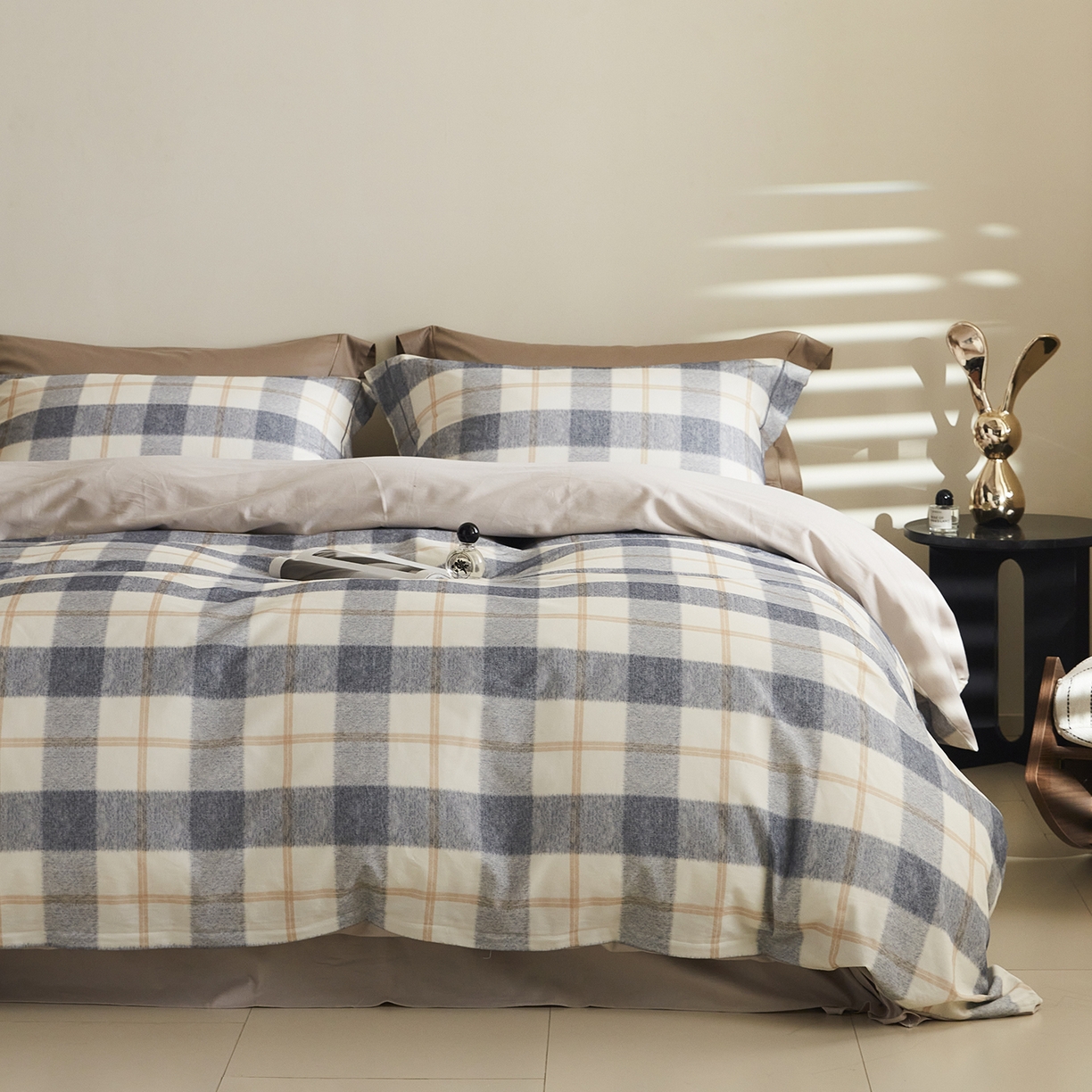 91家纺网 家纺一手货源 找家纺 （总）嘉汀兰家居 2025新款全棉纯棉数码印花生态磨毛四件套