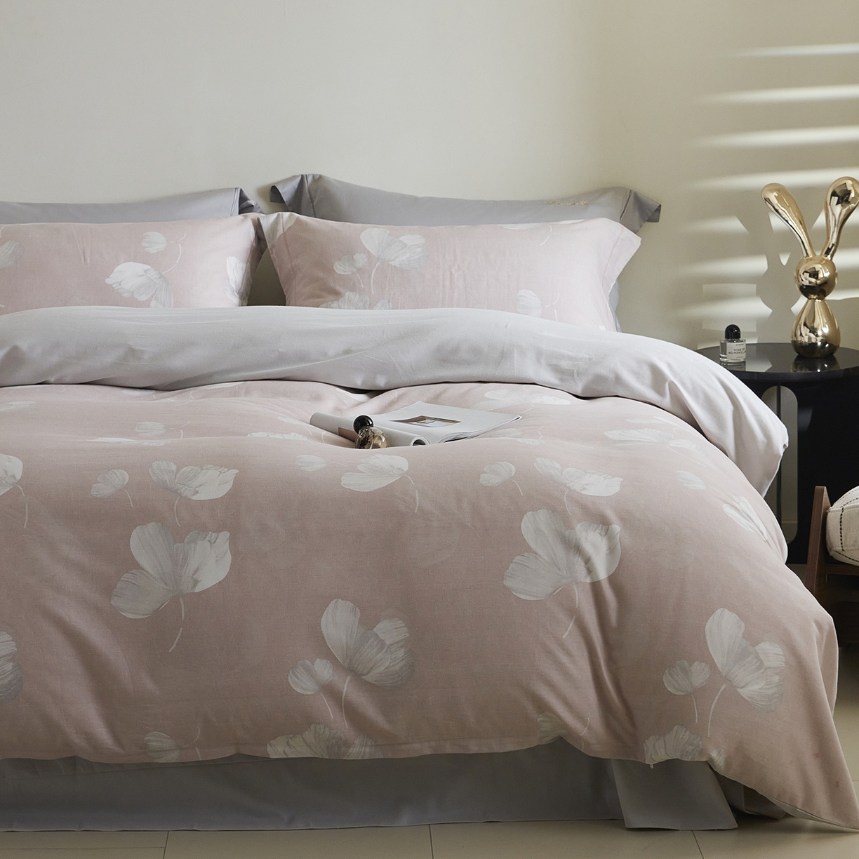 91家纺网 家纺一手货源 找家纺 （总）嘉汀兰家居 2025新款全棉纯棉数码印花生态磨毛四件套