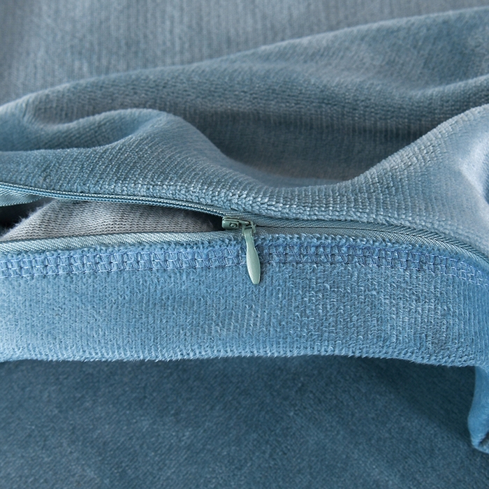 91家纺网 家纺一手货源 找家纺 尚品凤凰 2025新款牛奶绒绣花单被套单品被套单件被套 湖蓝