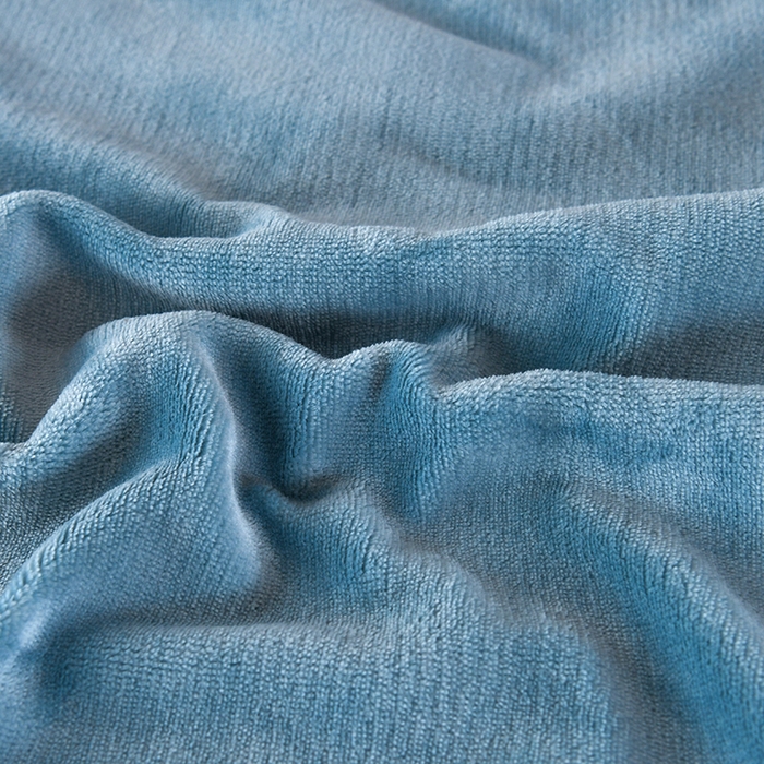 91家纺网 家纺一手货源 找家纺 尚品凤凰 2025新款牛奶绒绣花单被套单品被套单件被套 湖蓝