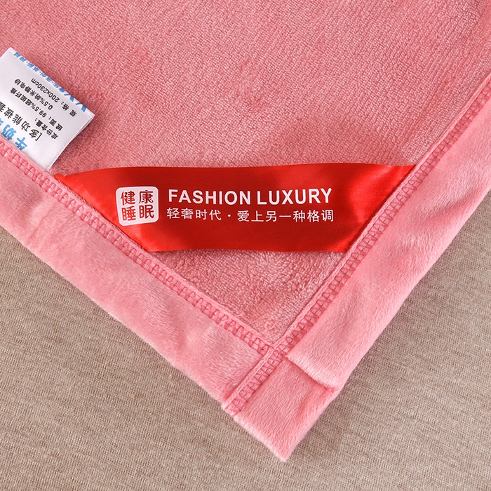 91家纺网 家纺一手货源 找家纺 尚品凤凰 2025新款牛奶绒绣花单被套单品被套单件被套 粉色