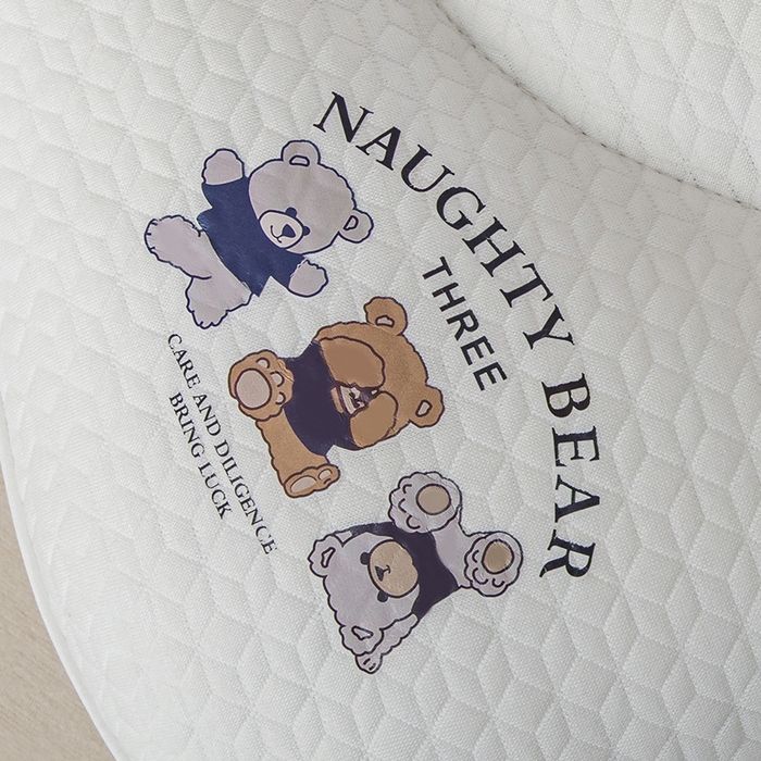 91家纺网 家纺一手货源 找家纺 （总）大熊枕芯 2025新款针织小熊亲子款枕头枕芯 儿童枕