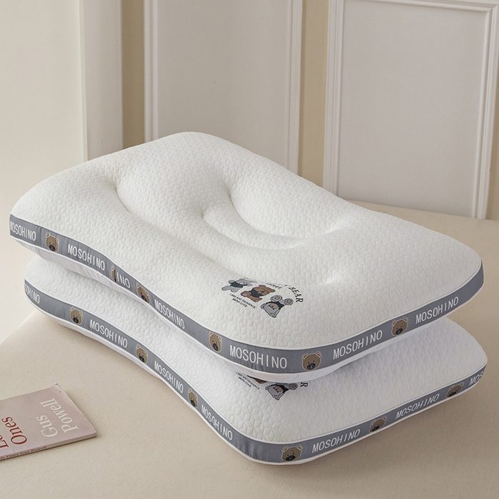 91家纺网 家纺一手货源 找家纺 （总）大熊枕芯 2025新款针织小熊亲子款枕头枕芯 儿童枕