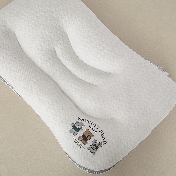 91家纺网 家纺一手货源 找家纺 （总）大熊枕芯 2025新款针织小熊亲子款枕头枕芯 儿童枕