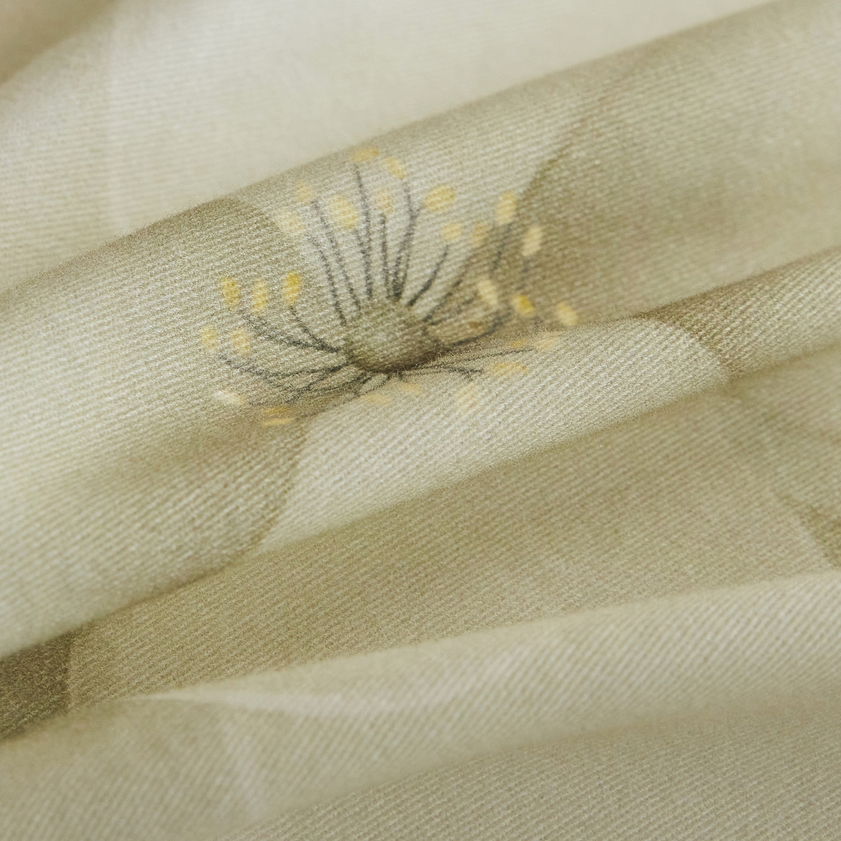 91家纺网 家纺一手货源 找家纺 嘉汀兰家居 2025新款全棉纯棉数码印花生态磨毛四件套 繁花桔