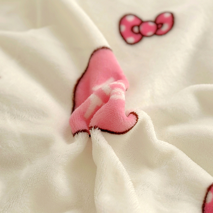 91家纺网 家纺一手货源 找家纺 （总）希诺家居 2025新款儿童系列正版三丽鸥牛奶绒三件套幼儿园多件套