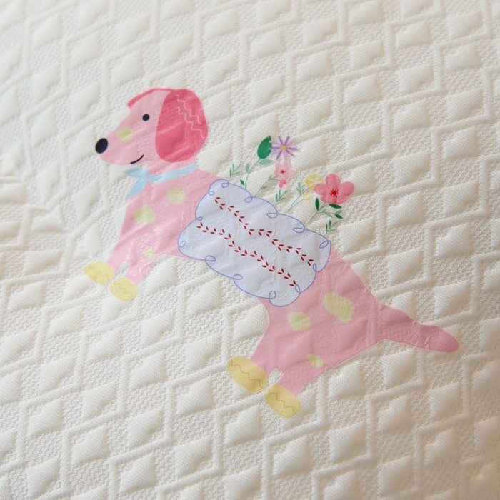 91家纺网 家纺一手货源 找家纺 大熊枕芯 2025新款卡通儿童护颈枕头枕芯 粉边