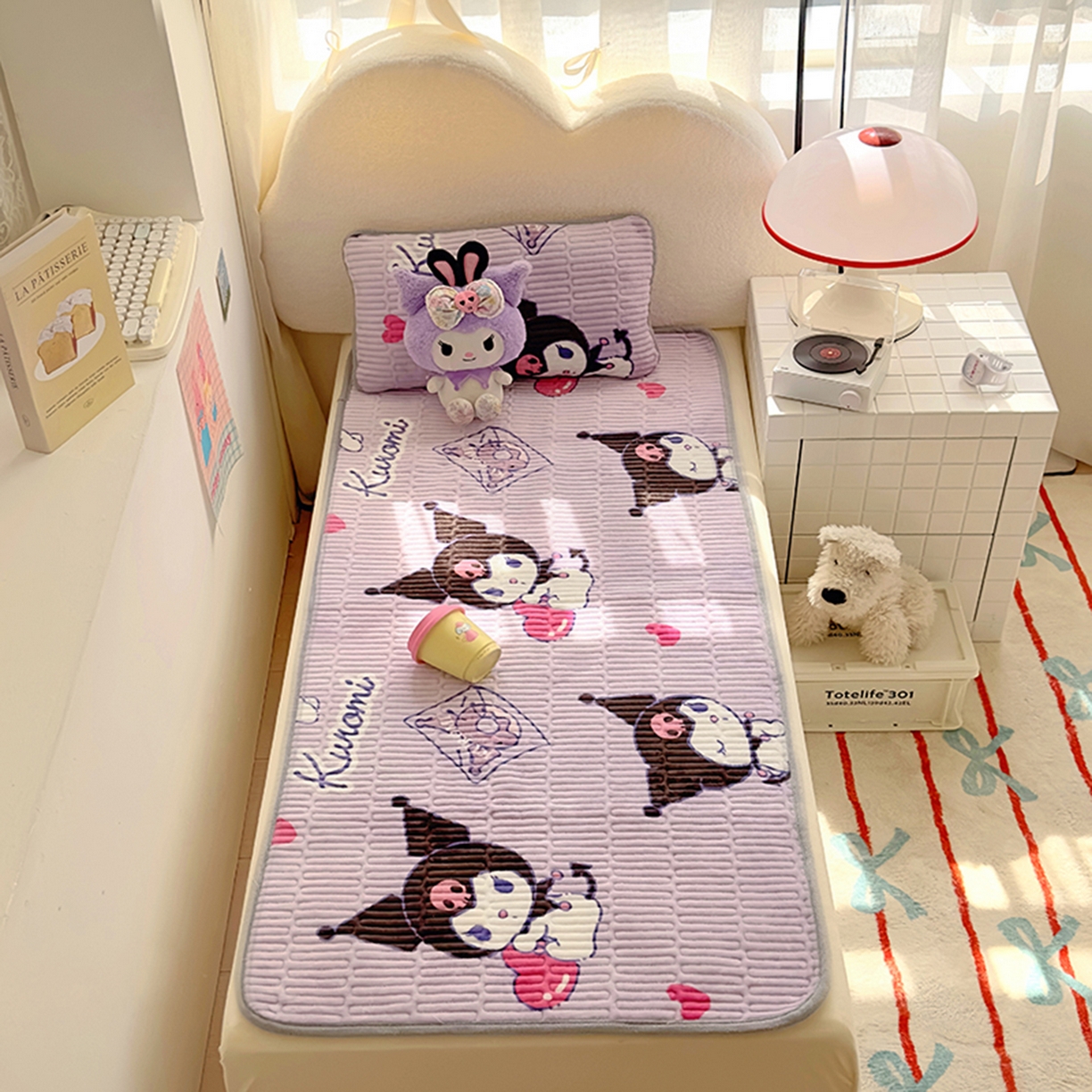 91家纺网 家纺一手货源 找家纺 希诺家居 2025新款儿童系列正版三丽鸥牛奶绒三件套幼儿园多件套 梦幻库洛米