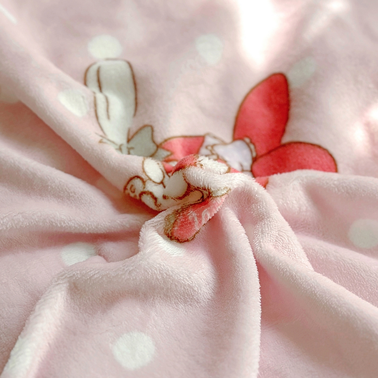 91家纺网 家纺一手货源 找家纺 希诺家居 2025新款儿童系列正版三丽鸥牛奶绒三件套幼儿园多件套 甜甜美乐蒂