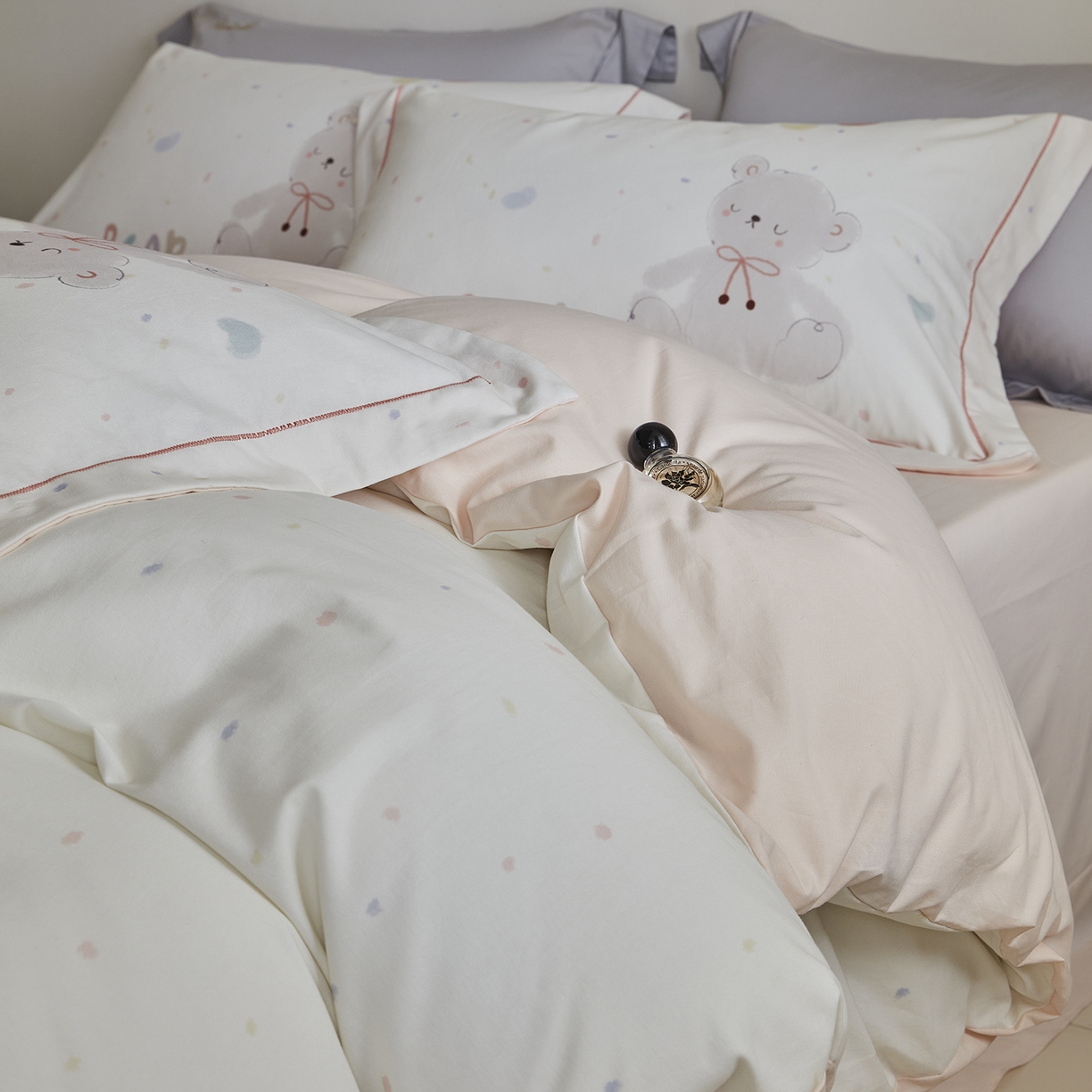 91家纺网 家纺一手货源 找家纺 （总）嘉汀兰家居 2025新款全棉纯棉大版数码印花生态磨毛四件套