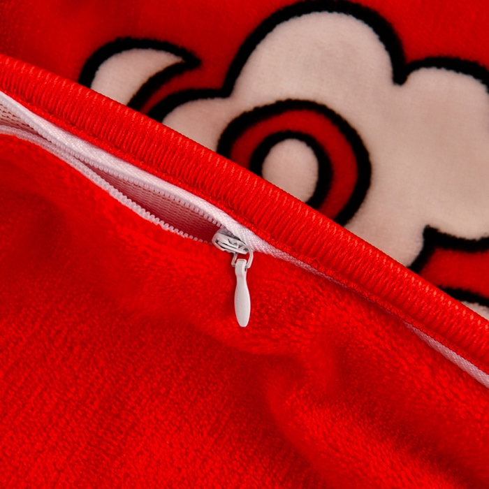 91家纺网 家纺一手货源 找家纺 绒品荟家纺 2025新款加厚牛奶绒三件套金貂绒法莱绒冬季床单款床笠款学生宿舍单人三件套哪吒