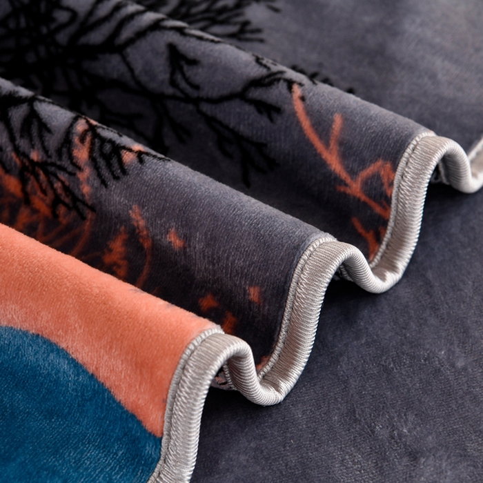 91家纺网 家纺一手货源 找家纺 绒品荟家纺 2025新款加厚牛奶绒三件套金貂绒法莱绒冬季床单款床笠款学生宿舍单人三件套天马行空