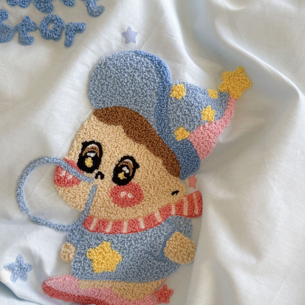 91家纺网 家纺一手货源 找家纺 （总）柚子YOUTH 2025新款全棉A类母婴级卡通绣花四件套