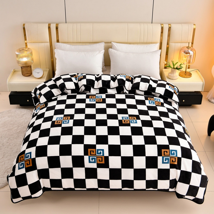 91家纺网 家纺一手货源 找家纺 （总）绒品荟家纺 2025新款加厚牛奶绒单被套金貂绒法莱绒冬季法兰绒高克重被罩