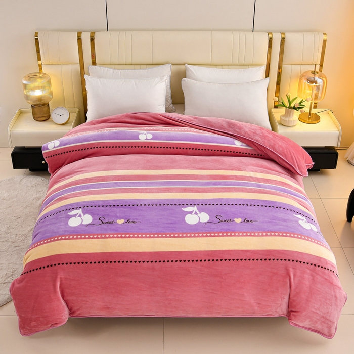 91家纺网 家纺一手货源 找家纺 （总）绒品荟家纺 2025新款加厚牛奶绒单被套金貂绒法莱绒冬季法兰绒高克重被罩