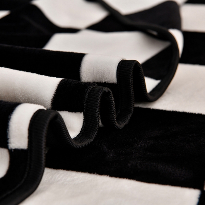 91家纺网 家纺一手货源 找家纺 绒品荟家纺 2025新款8.5斤加厚牛奶绒金貂绒法莱绒四件套三件套冬季法兰绒床裙款高克重棋盘格