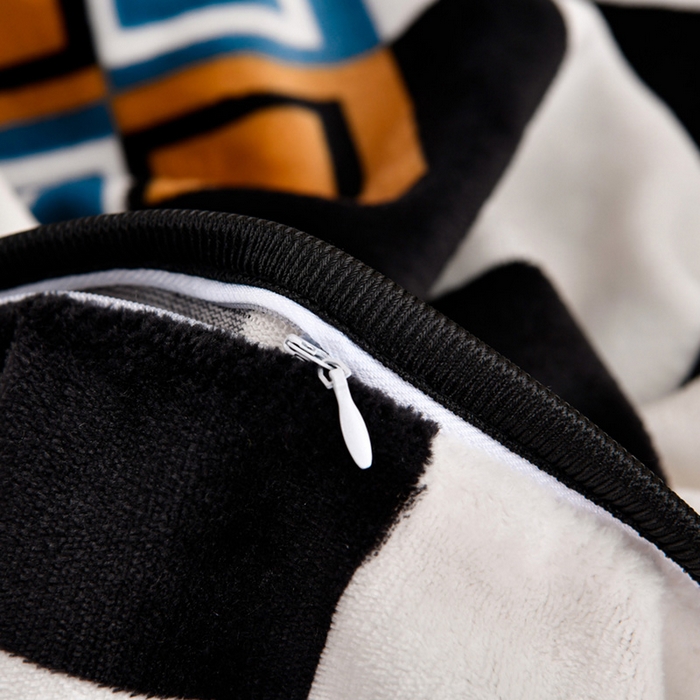 91家纺网 家纺一手货源 找家纺 绒品荟家纺 2025新款8.5斤加厚牛奶绒金貂绒法莱绒四件套三件套冬季法兰绒床裙款高克重棋盘格