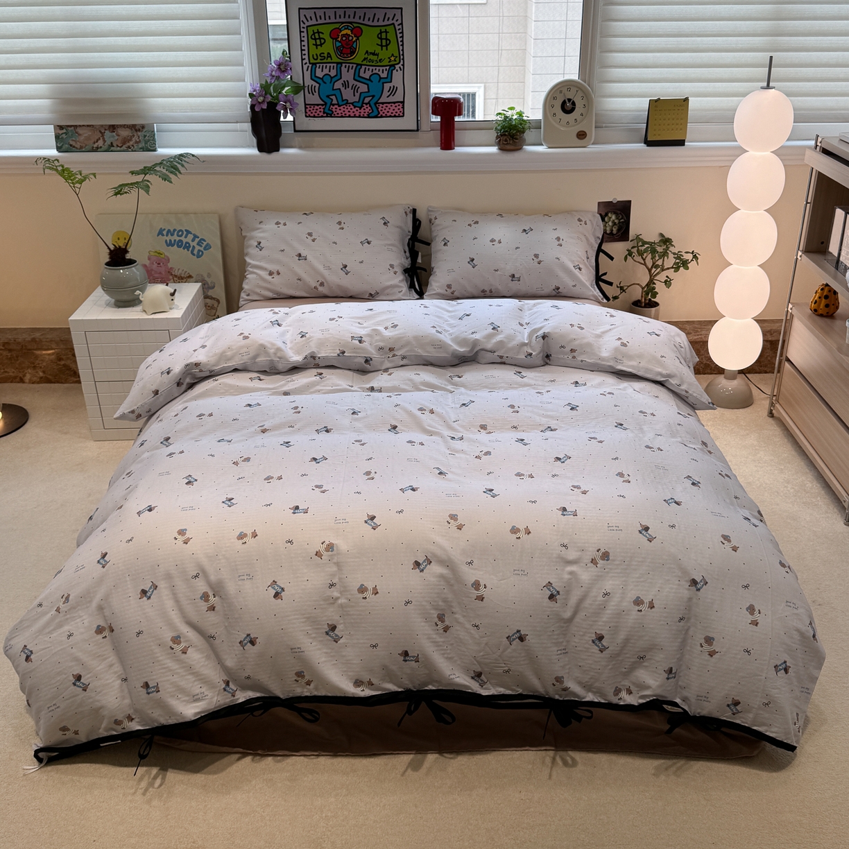 91家纺网 家纺一手货源 找家纺 （总）慕尚家纺 2025新款全棉母婴级双层纱四件套