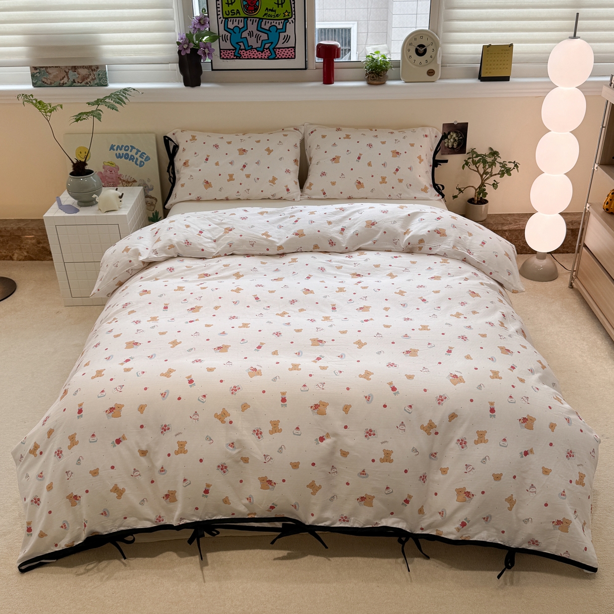 91家纺网 家纺一手货源 找家纺 （总）慕尚家纺 2025新款全棉母婴级双层纱四件套