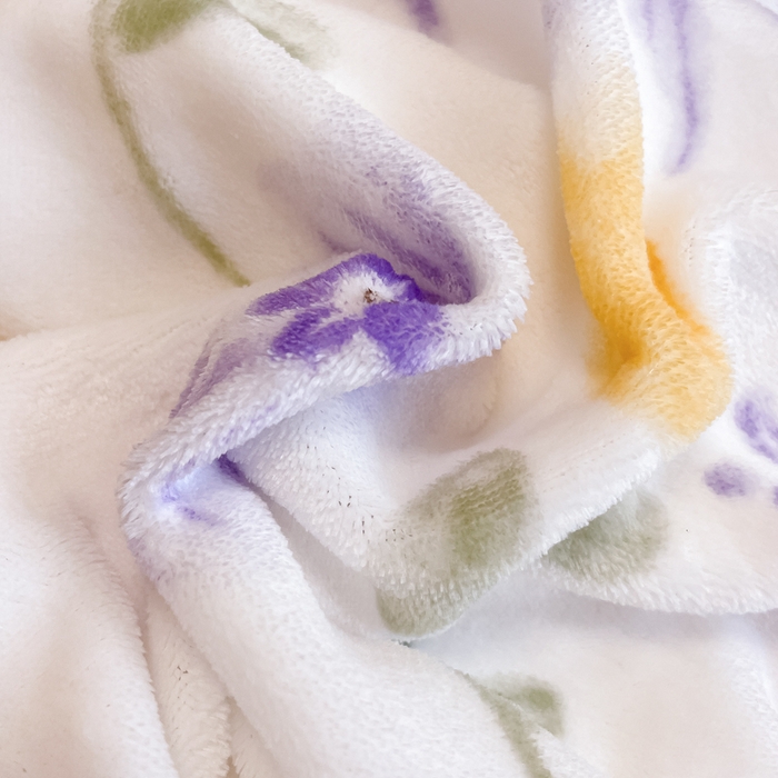 91家纺网 家纺一手货源 找家纺 眠博士 2025新款烂花牛奶绒印花牛奶绒加厚保暖简单款四件套 简单款-花溪紫