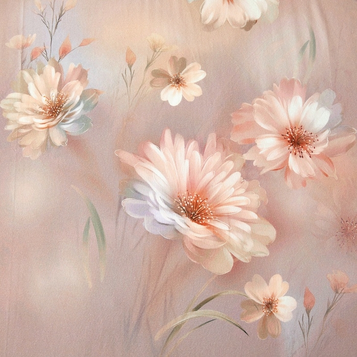 91家纺网 家纺一手货源 找家纺 缦彩 2025新款100%全棉A类数码印花床裙遮丑花边床单床罩四件套 樱岛春漫-紫