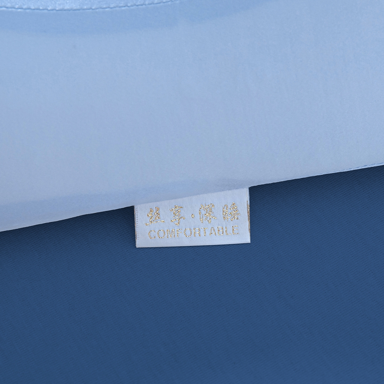 91家纺网 家纺一手货源 找家纺 贵夫人 2025新款情侣款零压力深睡枕枕头枕芯 蓝色/只