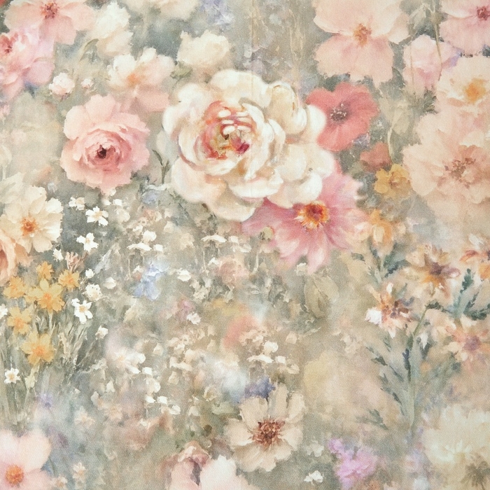 91家纺网 家纺一手货源 找家纺 缦彩 2025新款100%全棉A类数码印花床裙遮丑花边床单床罩四件套 云栖