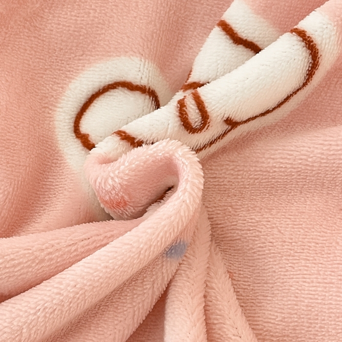 91家纺网 家纺一手货源 找家纺 川悦生活 2025新款泰迪绒毛巾绣卡通四件套 好梦小狗