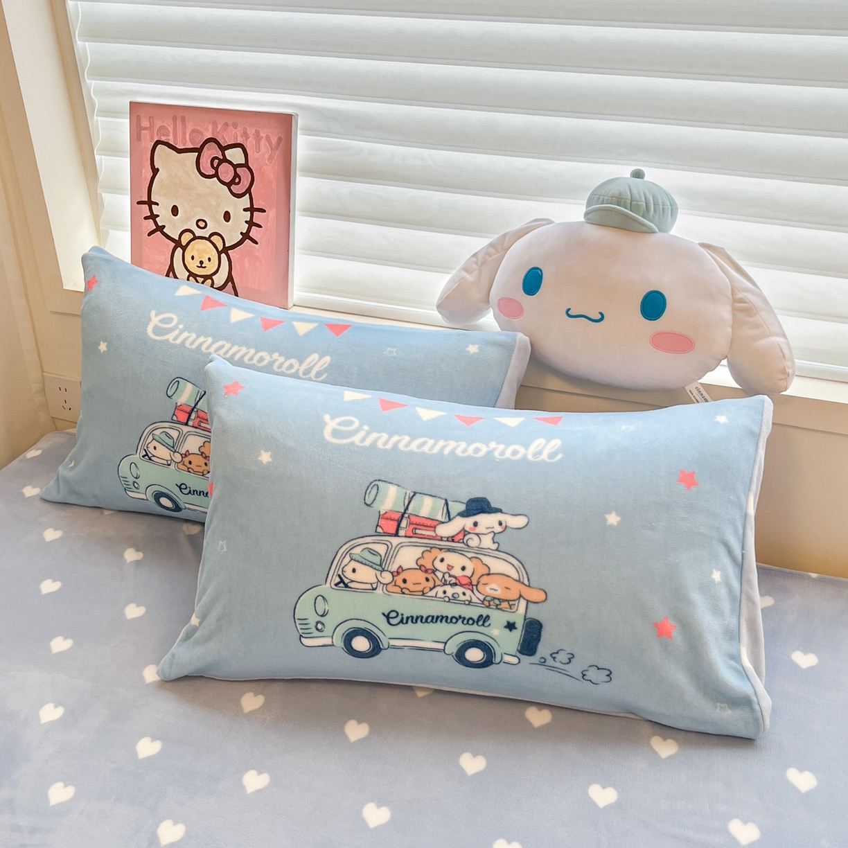 91家纺网 家纺一手货源 找家纺 暮思家居 2025新款正版授权三丽鸥大阪数码印花高克重加厚保暖牛奶绒四件套 绒大阪-伙伴玉桂狗