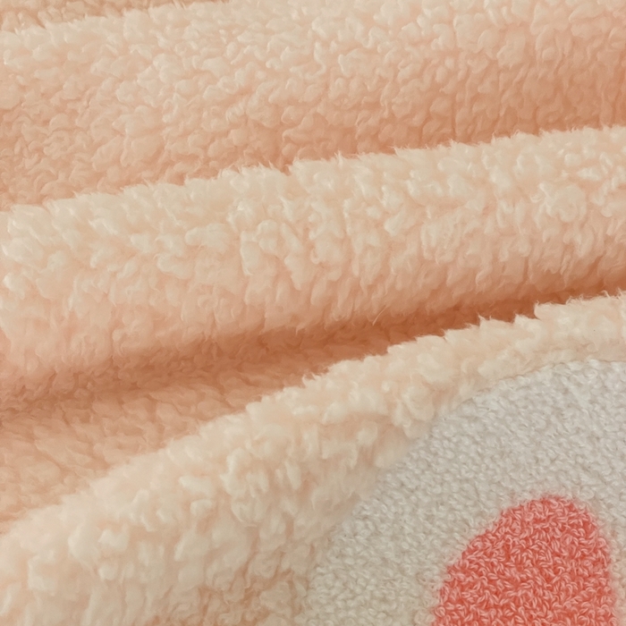 91家纺网 家纺一手货源 找家纺 川悦生活 2025新款泰迪绒毛巾绣卡通四件套 甜蜜兔妮