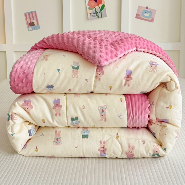 91家纺网 家纺一手货源 找家纺 （总）宜梦家居 2025新款纯棉豆豆被冬被被子被芯